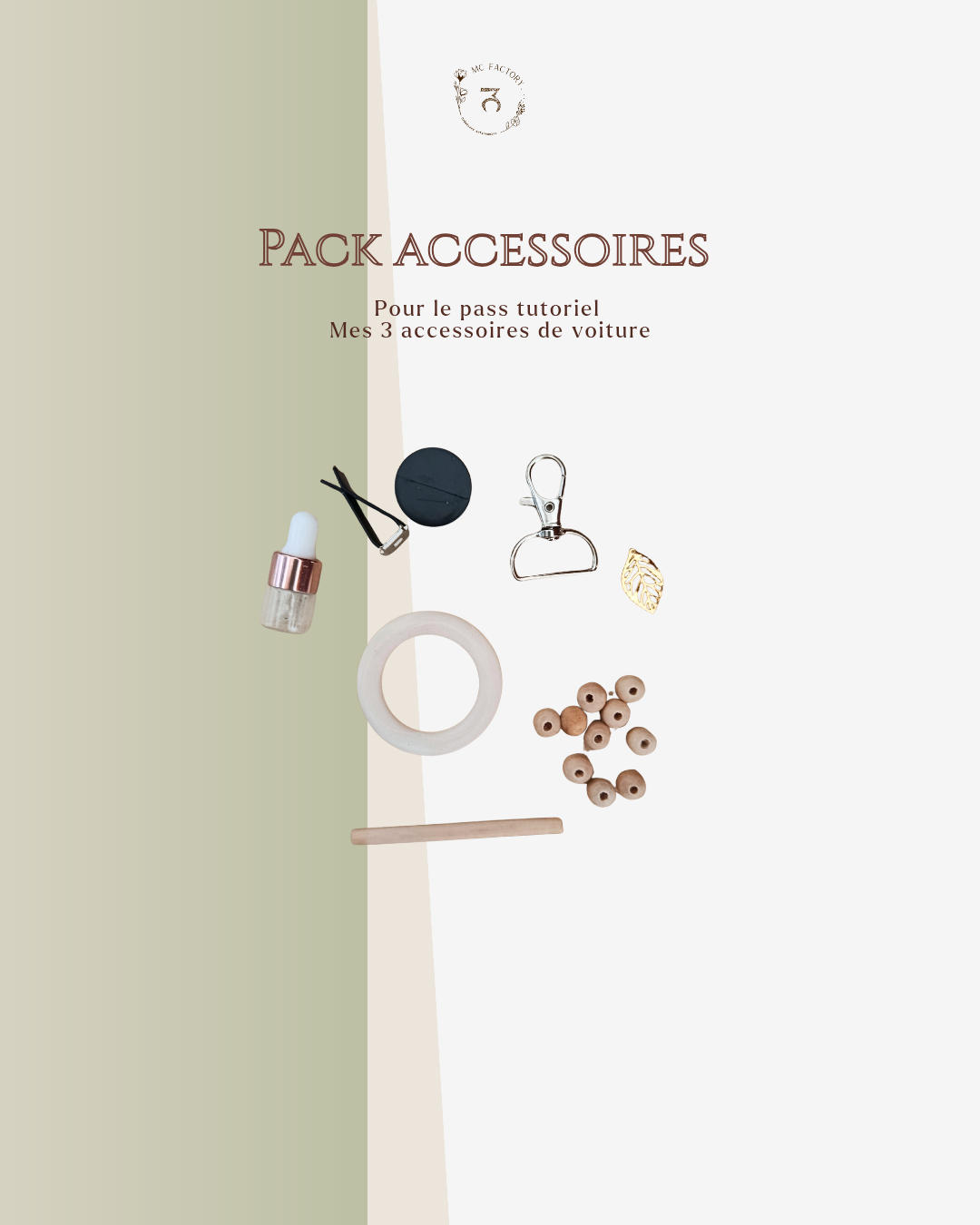 Pack Matériel: mes 3 accessoires de voiture