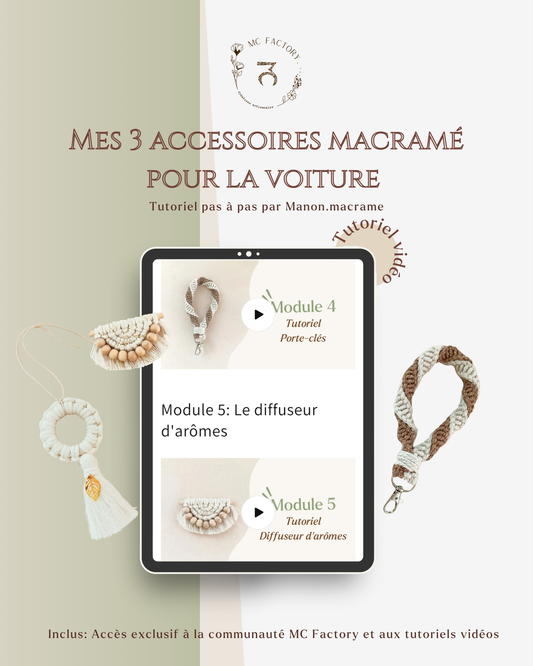 Pass tutoriel : Mes 3 accessoires de voiture