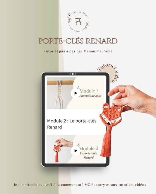 Pass Tutoriel: Porte-clés Renard