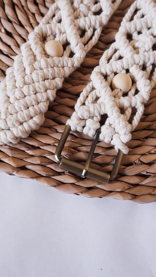 Pass tutoriel: Ma ceinture macramé